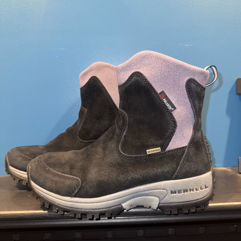 Merrell Polartec Tundra Waterproof Boots, Women’s size 6.5